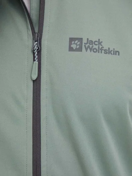 Jack Wolfskin szabadidős kabát Feldberg Hoody zöld
