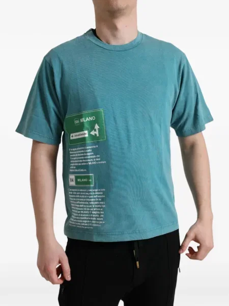 Tricou Dolce & Gabbana cu imagine albastru