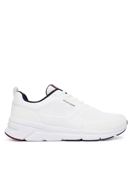 Tommy Hilfiger Sportcipők Light Knitted Hilfiger Runner fehér