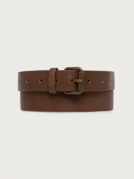 Weekend Max Mara pasek skórzany WKASAIO brązowy