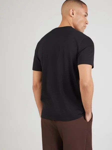 HUGO Tricou Darusi Negru alb