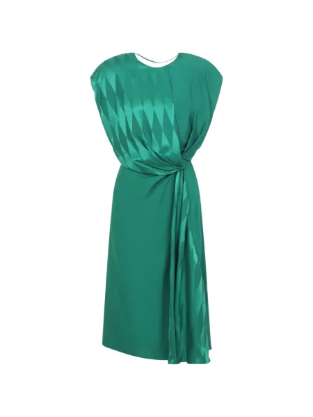 Rochie Versace de mătase verde
