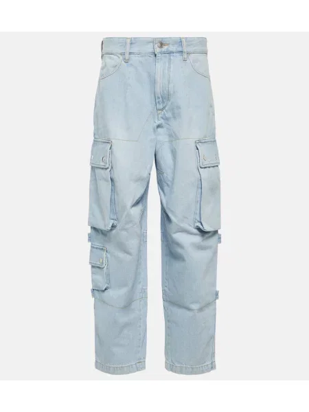 Pantaloni cargo Isabel Marant albastru