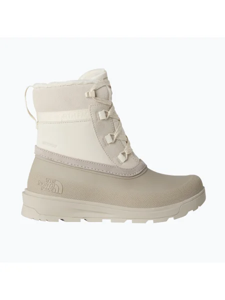 Ghete trekking pentru femei The North Face Shellista V Shorty WP White Dune/Soapstone alb