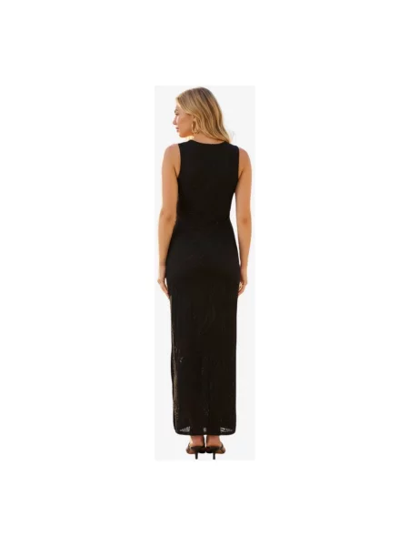 Sukienka maxi Guess czarna