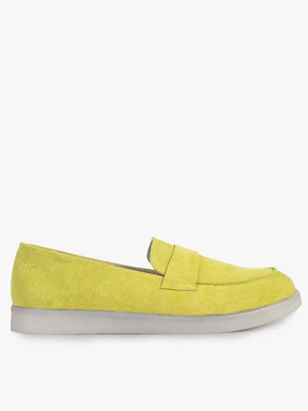 Замшевые туфли Modamilano желтые