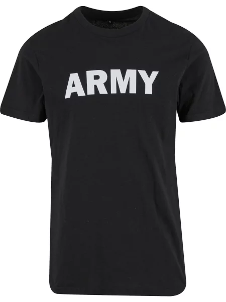 Brandit Tričko Army černá bílá