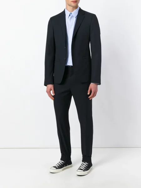Pantaloni Wooyoungmi albastru