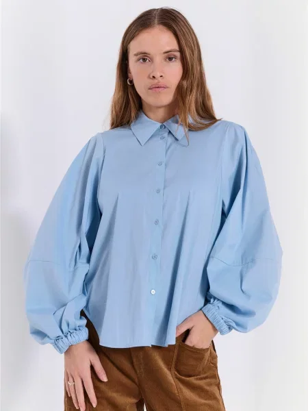 NORR Tricou Otilia albastru