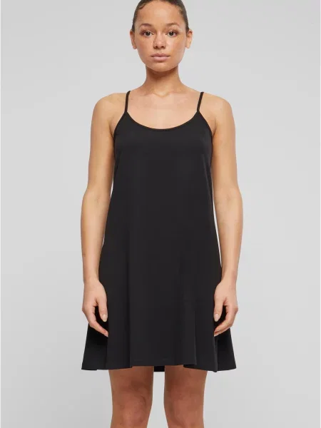 Jersey obleka obleka Urban Classics črna