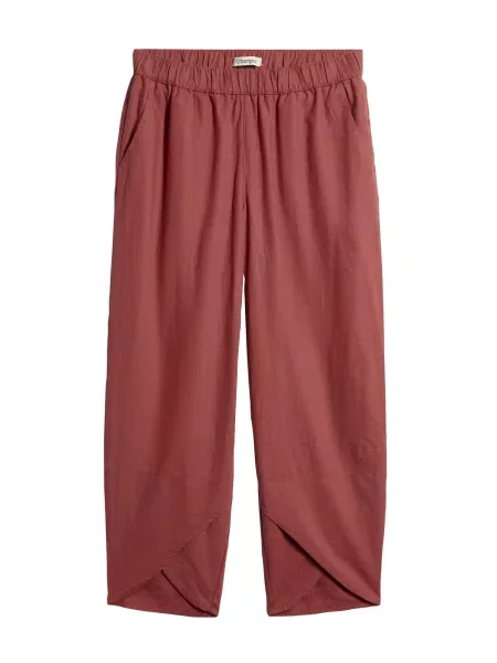 Bonprix Pantaloni ruginiu roșu