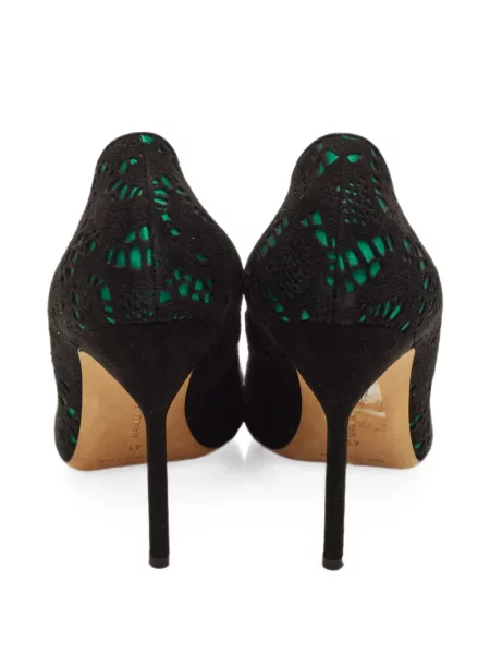 Pantofi cu toc Manolo Blahnik negru