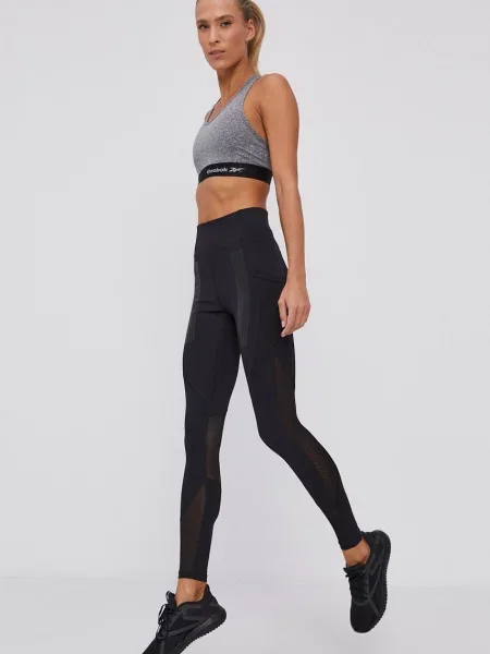 Športová podprsenka Reebok sivá