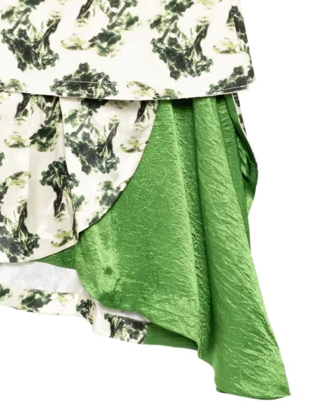 Fustă Toga cu model floral din canvas