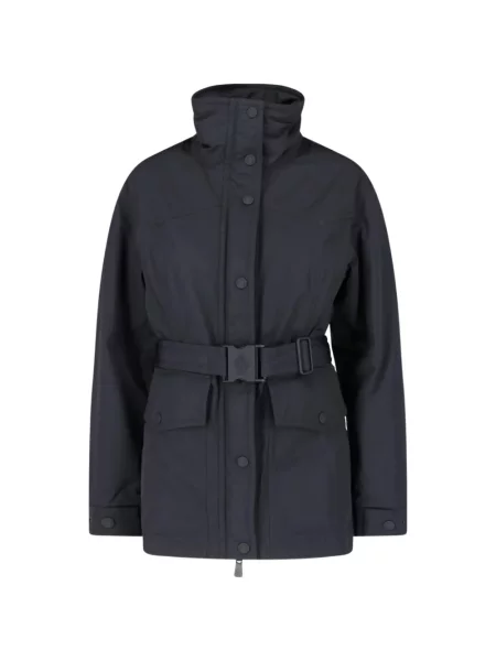 Cu centură geacă de schi Moncler Grenoble negru