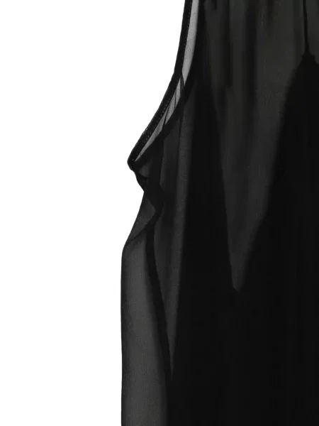 Rochie midi N°21 asimetrică negru