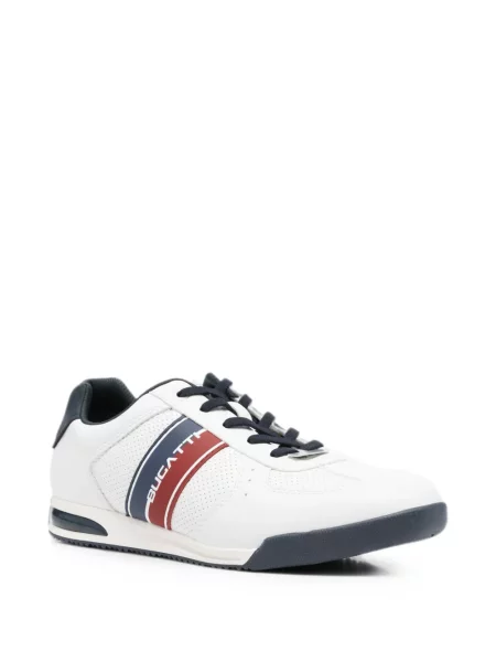 Sneakerși Bugatti cu imagine alb