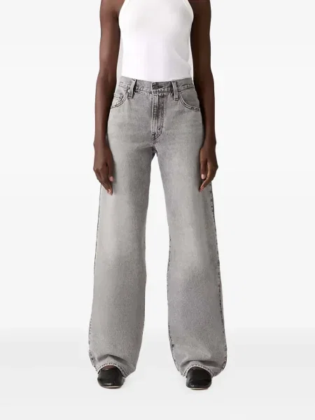 Blugi Levi's® până la genunchi cu crăpătură cu 5 buzunare gri