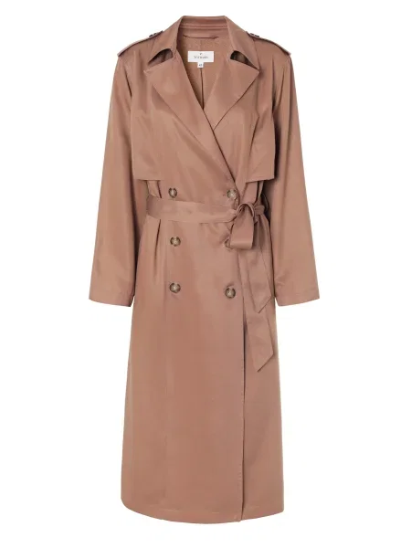 TATUUM Palton de primăvară-toamnă Natis cămilă maro