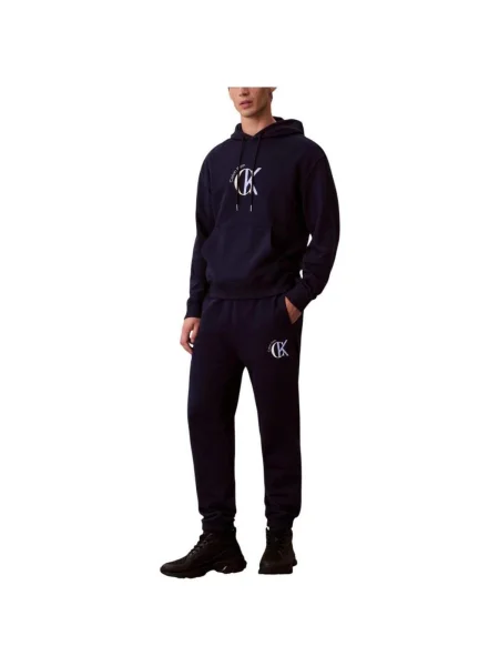 Geacă de blugi Calvin Klein Jeans albastru