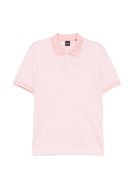 Tricou polo Boss roz