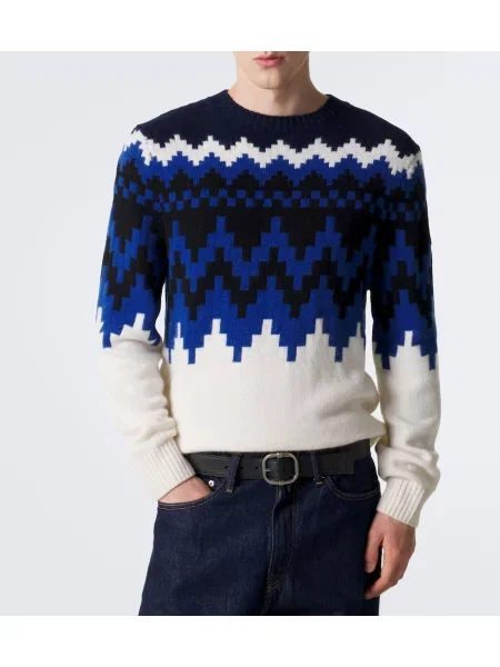 Sweter Canada Goose wełniany niebieski