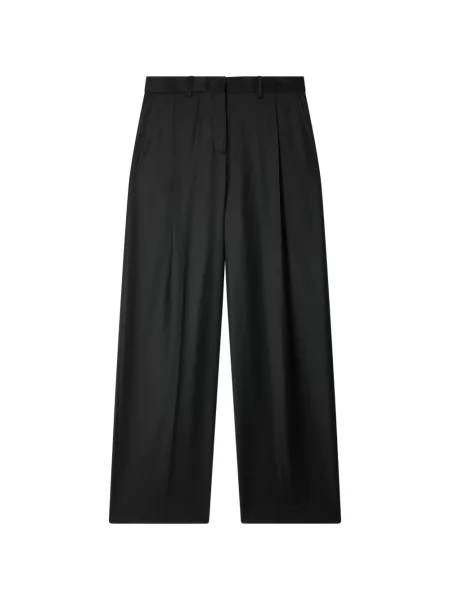 Pantaloni Paul Smith de lână negru