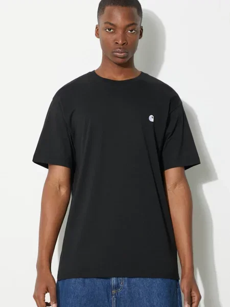 Carhartt WIP tricou din S/S Madison barbati neted negru