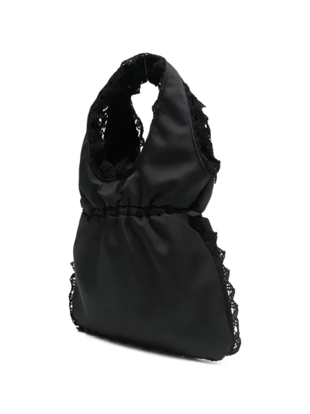 Чанта Vivetta с дантела черно
