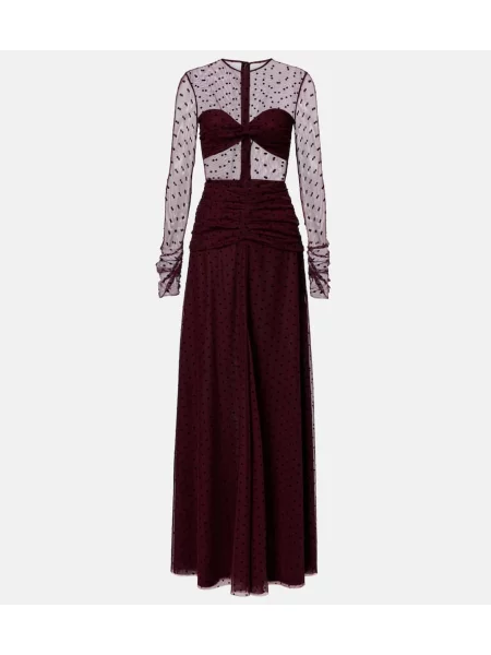 Rochie Rebecca Vallance din tul bordo