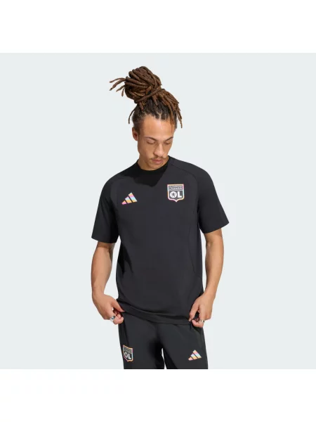Cestovní tričko Olympique Lyonnais Tiro černé