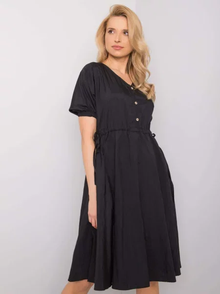 Костюм рокля Fashionhunters черно
