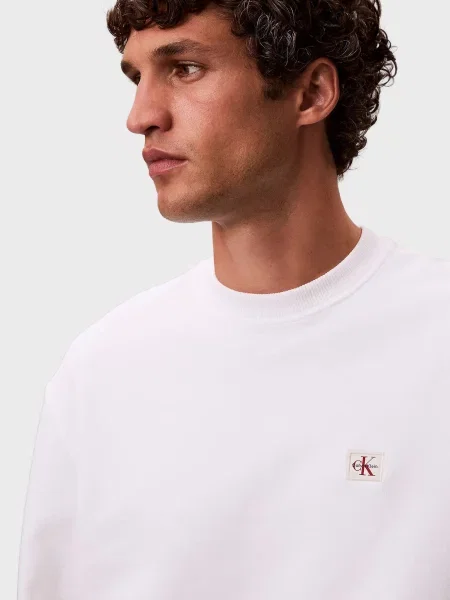 Свитшот Calvin Klein Jeans белый