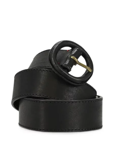 Cu centură curea Fortela din piele negru