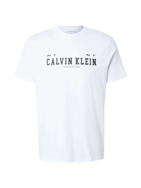 Calvin Klein Jeans Tričko čierna biela