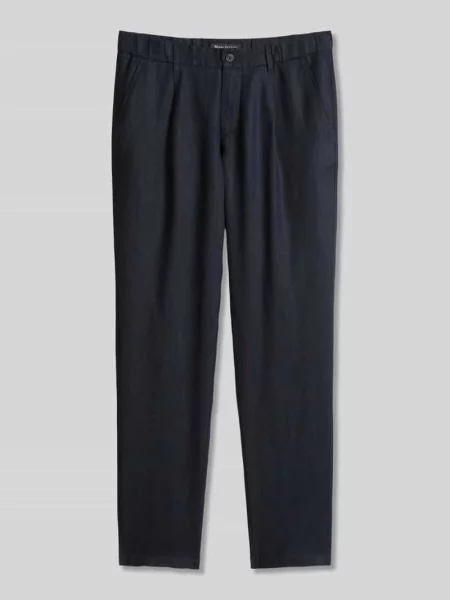 Spodnie z lnu o kroju tapered z szlufkami na model OSBY JOGGER' Marc O'polo