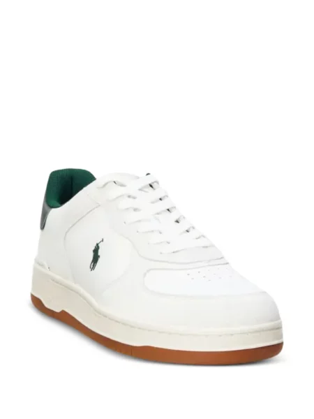 Sneakers Polo Ralph Lauren με κέντημα λευκό