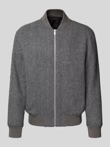 Bomberka o kroju regular fit z mieszanki wełny model ‘JENS’ Selected Homme
