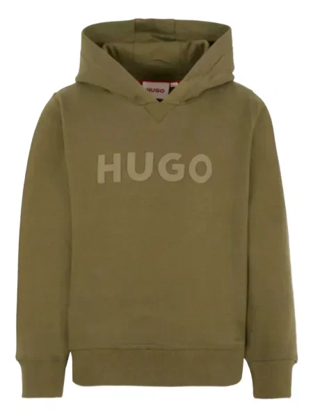 Dětska mikina s kapucí Hugo zelená