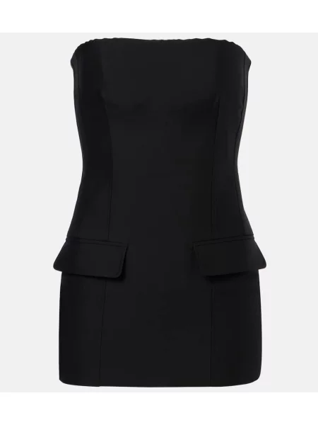 Top Toteme de lână negru
