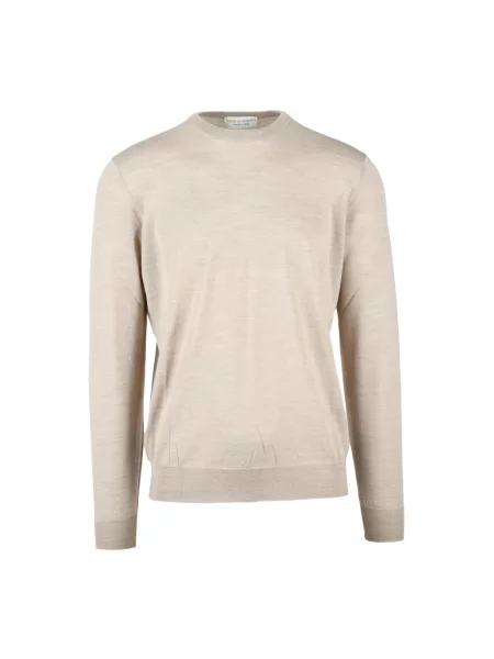 Sweter Filippo De Laurentiis wełniany beżowy