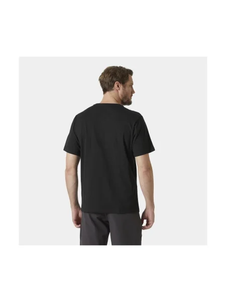 Pánske tričko Helly Hansen Logo black čierna