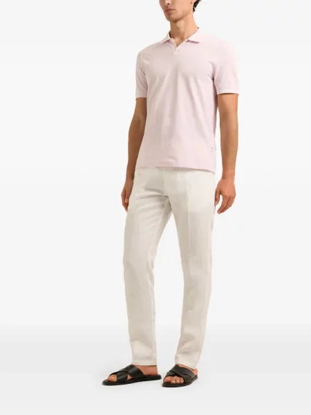 Tricou polo Orlebar Brown roz