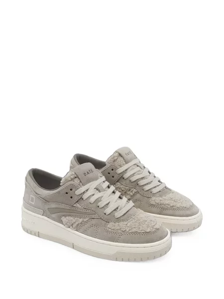 Sneakerși D.a.t.e. din piele de oaie gri