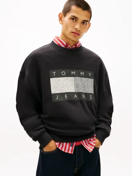 Palton Tommy Jeans alb