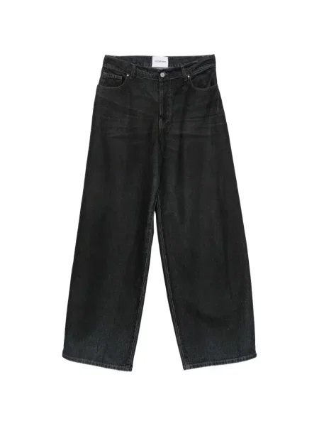 Blugi cu picior larg God Save Denim albastru