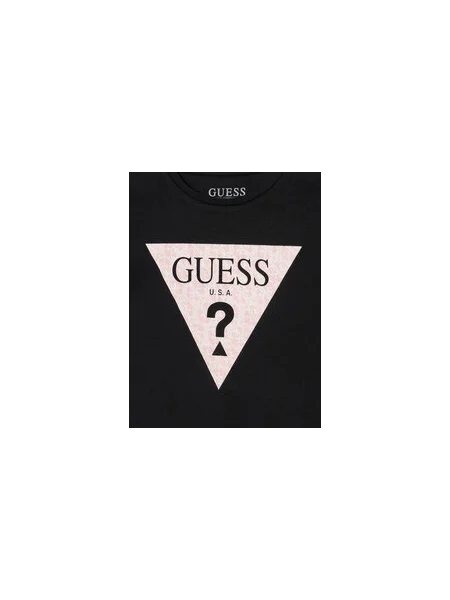 Guess Póló Regular Fit fekete