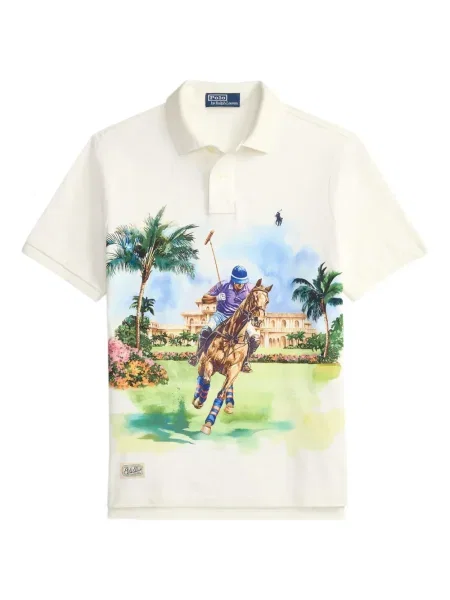 Кожени чорапи Polo Ralph Lauren с отворена пета с пейсли десен бяло