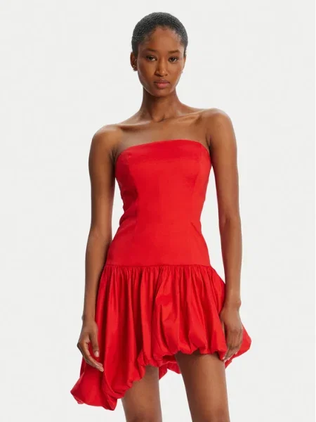 Bardot Rochie cocktail Alyna Straples Mini roșu