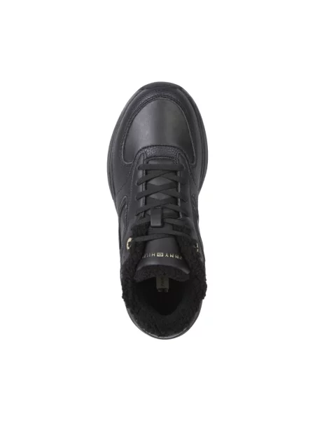 Sneakersy Tommy Hilfiger skórzane chunky czarne